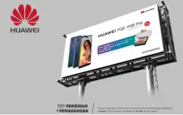 Billboard Huawai.